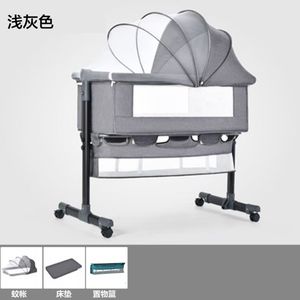 Cuna Colecho Portátil para Bebé con Altura y Patas Ajustables, Cuna con Mosquitera para Recién Nacido - Product Image 2