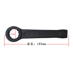 45 # Steel High Quality 45# Carbon Steel Striking Box Wrench Hand Tool Hammer <strong>Spanner</strong> <strong>30mm</strong> 32mm for Pharmaceutical Factory - Product Image 4