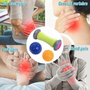 Hot New Foot Roller Massage Foot Massager 7cm Soft Spiky Ball Fitness Comprend 2pcs pour le soulagement des douleurs dorsales - Product Image 5