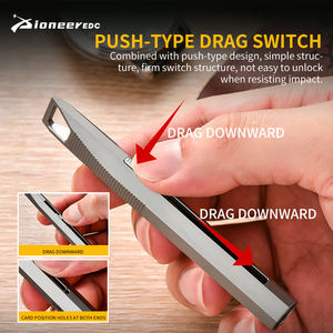 Bolígrafo Multiherramienta de Aleación de Titanio PioneerEDC, Retráctil, Táctico, para Actividades al Aire Libre, Escalada, Excursiones, Mini Bolígrafo Promocional para Camping - Product Image 2