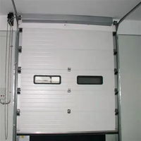 Portes sectionnelles industrielles pour usine, avec capteurs intelligents, taille personnalisable et adaptées aux entrepôts