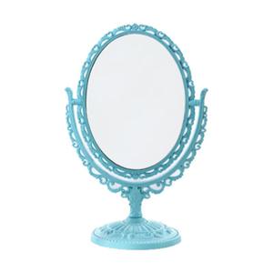 HQ Mixed Proc Discount Retro Round Heart Shaped Princess <b>Mirror</b> Dormitory Portable <b>Dressing</b> <b>Table</b> Cosmetic <b>Mirrors</b> Makeup Tools - Product Image 2