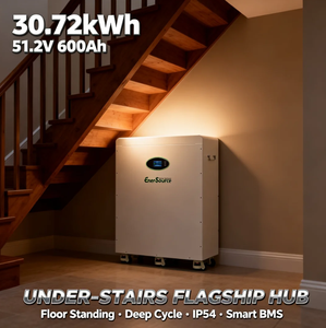 Batterie au lithium 51,2 V 48 V 600 Ah 30 kWh pour système solaire hybride sur pied avec roues - Product Image 4
