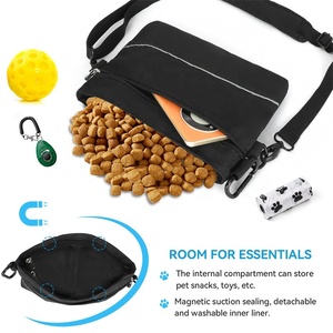 Borsa per Passeggiare con il Cane, Tracolla Regolabile, Marsupio per Addestramento Animali, Chiusura Magnetica, Tasca Integrata - Product Image 2