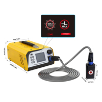Aomai PDR009 Kit de Reparación de Carrocería de Aluminio, Calentador de Inducción Magnética, Herramientas de Eliminación de Abolladuras sin Pintura, AC 220-240V 1500W