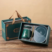 Vente en gros de mugs de luxe légers recyclables boîte-cadeau emballage de cadeau de tasses à café en céramique boîte-cadeau avec poignée