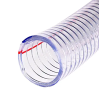 Tuyau en PVC transparent renforcé de fil d'acier pour l'Asie du Sud-Est et l'Asie de l'Est |   Tube d'aspiration flexible transparent pour l'eau et l'huile |   OEM/ODM