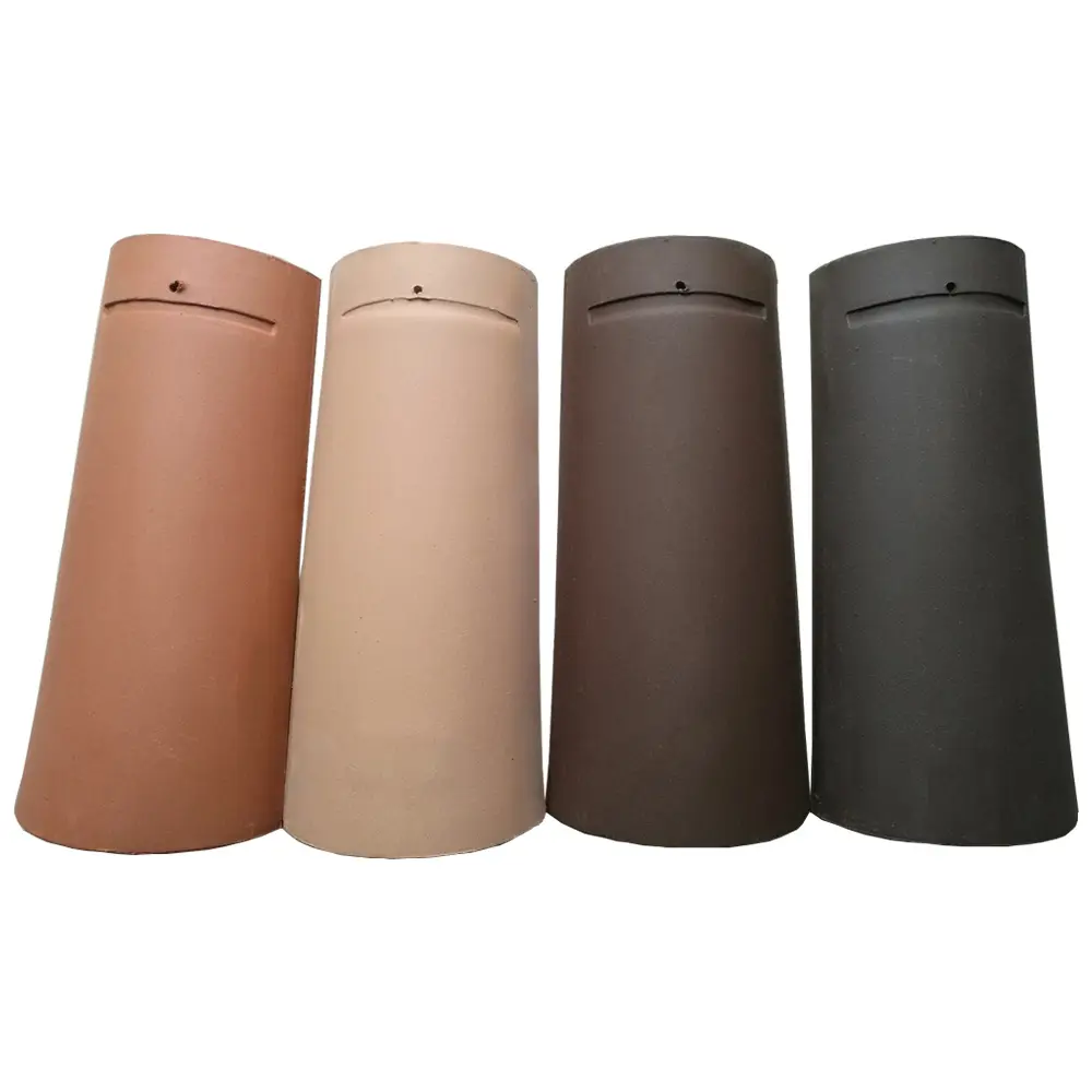 Mediterranean style corrugated roof tiles Semi-Cylindrical shape Portugal tile