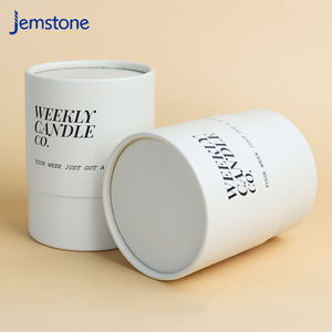 Empaquetado de Perfume Personalizado, Caja de Cartón Negro para Botellas, Empaquetado de Cilindro para Frascos de Velas con Tapas, Tubo de Papel Kraft - Product Image 3