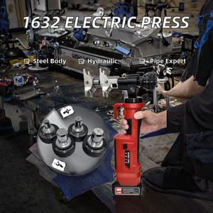 เครื่องมือขยายท่อและอัดไฮดรอลิกไฟฟ้า SHIDA SD1632 ทำจากสแตนเลส สำหรับขยายท่อทองแดงหลายชั้น - Product Image 2