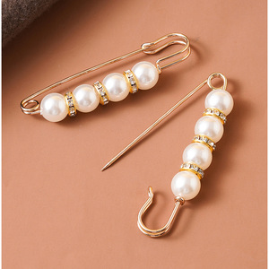 Pin para ajustar la cintura de pantalones, dispositivo para ajustar la cintura de cárdigans y suéteres de mujer, pin con hebilla antideslizante, imitación - Product Image 1
