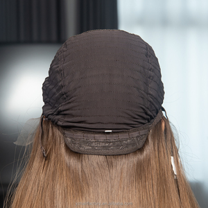Perruques juives en dentelle HD en stock, couleur balayage avec mèches, cheveux humains à cuticules intactes, pour femmes blanches - Product Image 3
