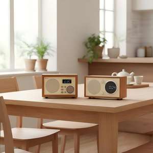 ワイヤレス充電式ミニレトロ睡眠サウンドスピーカー、ホワイトノイズ、旅行や自宅用、時計、<span class=keywords><strong>ASMR</strong></span>スピーカー - Product Image 6