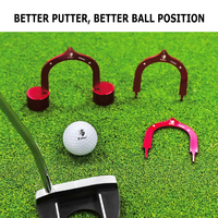 Porte de jeu de golf d'entraînement à 3 portes, personnalisée en usine, à prix bas, pour l'entraînement au putting et la cible de mise au point, pour usage intérieur, à la maison ou au bureau