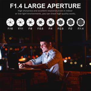 Viltrox เลนส์ออโต้โฟกัส E-Mount สำหรับกล้องดิจิตอล,เลนส์ไพร์ม <span class=keywords><strong>Sony</strong></span> F1.4 <span class=keywords><strong>Mirrorless</strong></span> ขนาด33มม. APS-C A9 A7RIV A7II A7S A6600 <span class=keywords><strong>A6500</strong></span> - Product Image 5