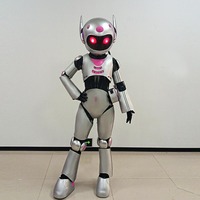 Costumes de robot LED pour femme, vente directe d'usine - Tenues de performance d'Halloween pour adultes - Vêtements de scène et de danse