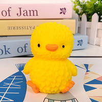 Peluche Ours en peluche, Chiot, Canard jaune, Texture boueuse, Jouet anti-stress à rebond lent, à presser, pour enfants et adultes