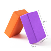 Bloque de Yoga de Espuma EVA de Alta Densidad con Logotipo Personalizado, Ladrillo de Ejercicio Engrosado para Yoga, Pilates, Danza y Entrenamiento Físico