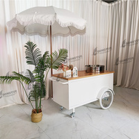 Chariot à bonbons mobile en métal détachable personnalisé pour mariage, fête, douche nuptiale, accessoires de décoration