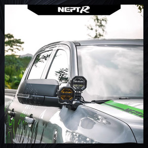 Support de fixation double projecteur pour montant A <span class=keywords><strong>Ford</strong></span> <span class=keywords><strong>Ranger</strong></span> 2023-2025 – Accessoires de modification NEPTR <span class=keywords><strong>Ranger</strong></span> – Installation sans dommage - Product Image 3