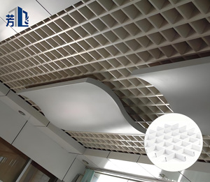 <span class=keywords><strong>Placas</strong></span> Decorativas de <span class=keywords><strong>Techo</strong></span> Metálico de Aluminio, Resistentes al Fuego e Impermeables, para Uso en Centros Comerciales Modernos, Salas, Supermercados, Hoteles y Exteriores - Product Image 3