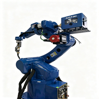 Sechsachsiger automatischer Schweißroboterarm mit hoher Positioniergenauigkeit für die Chargenbearbeitung von Metallrahmen