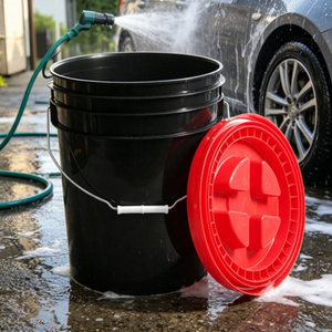 PP food-grade material 20KG storage <b>bucket</b> Outdoor household cleaning <b>bucket</b> 20L car washing <b>bucket</b> - Product Image 1