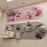 Kit de Pilates Écologique FX : Tapis de Yoga, Ensemble d'haltères, Accessoires, Bracelets de cheville et de poignet personnalisés, Barre de musculation, Anneau de résistance