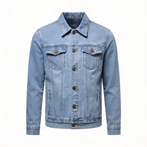 Venta al por Mayor de Ropa para Hombre en Diferentes Colores: Blanco, Rojo, Negro, Corte Ajustado, Proveedores de Jeans, Camisas, <span class=keywords><strong>Chaqueta</strong></span> Vaquera Personalizada para Hombre - Product Image 1