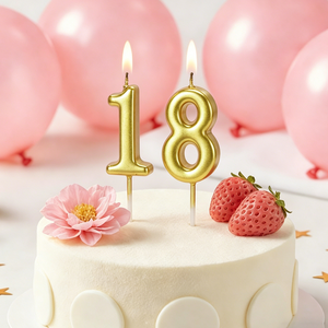 <strong>2026</strong> New Design Eco-Friendly Gold <strong>Birthday</strong> <strong>Candles</strong> Bulk <strong>Wholesale</strong> Custom Number For Wedding Party Decor - Product Image 2