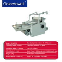 Laminateur de film à chaud et à froid pour bureau WD-VC370, simple et double face, pour A3/A4/A5/A6