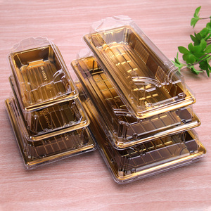 Tùy chỉnh in Takeaway bao bì thực phẩm hộp nhựa dùng một lần Sushi khay với chống sương mù nắp trong suốt - Product Image 4