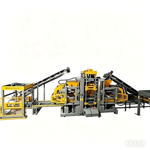 Machines à fabriquer des blocs de béton QT10-15, machine à briques hydraulique entièrement automatique, machinerie de fabrication de blocs pour matériaux de construction - Product Image 1