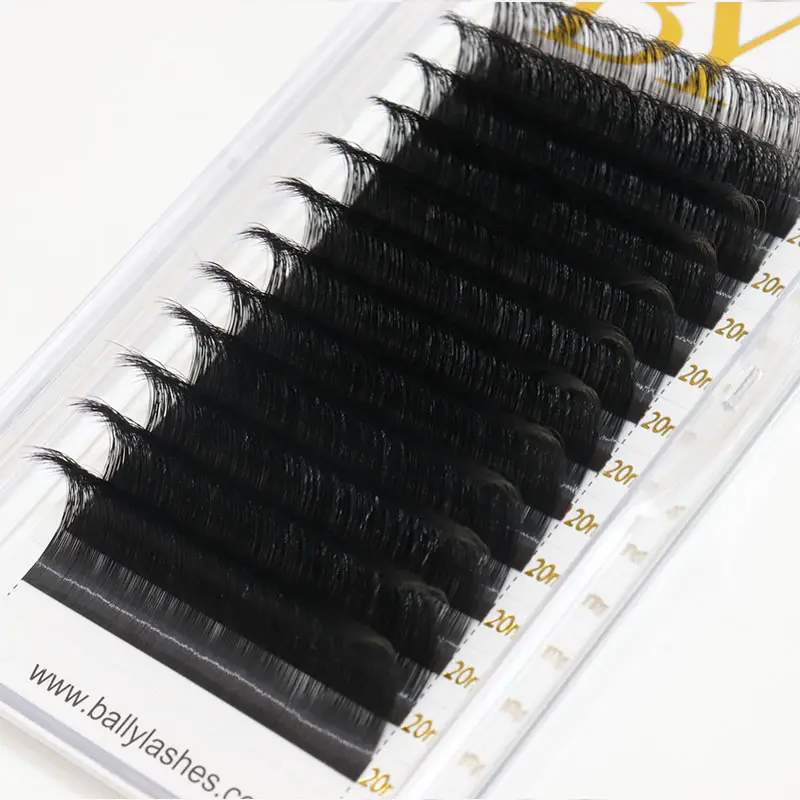 Velvet Silk 0.02-0.25mm Eyelashes Wholesale Individual Russian Volume Lashes Private Label false extensions make your own brand