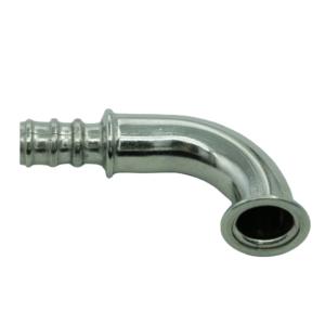 Acier inoxydable 304 ou 201 <span class=keywords><strong>Coude</strong></span> <span class=keywords><strong>de</strong></span> 1/2 "ou 3/8" <span class=keywords><strong>pour</strong></span> tuyau <span class=keywords><strong>de</strong></span> connexion tressé <span class=keywords><strong>flexible</strong></span> - Product Image 1