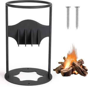 Coupe-bois <span class=keywords><strong>en</strong></span> acier massif, base stable avec lame de sécurité, fendeur de bois manuel - Product Image 4