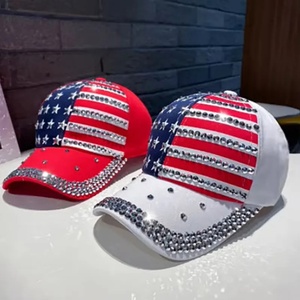 Red Blue Striped <b>Waterproof</b> Sporty Outdoor Sunshade <b>Sunscreen</b> Casual Fashion Duck Cap Wide Brim Baseball Hat - Product Image 2