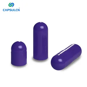 CapsulCN HPMC personalizzazione viola bluviolet puro di altre capsule vuote vegane tinta unita capsule vuote HPMC