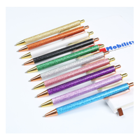 Stylos gel rétractables multicolores à paillettes pour récompenses scolaires, design esthétique scintillant, petits articles de papeterie pour fêtes d'anniversaire d'enfants