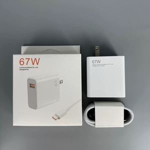 Chargeur rapide 67W en gros de l'usine chinoise pour Xiaomi <span class=keywords><strong>Redmi</strong></span> <span class=keywords><strong>Note</strong></span> 12 <span class=keywords><strong>13</strong></span> Pro K60 K70 K50, adaptateur de charge USB avec câble, prise US - Product Image 1