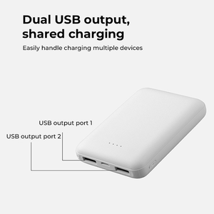 אישית <span class=keywords><strong>5000mah</strong></span> 10000mah mah כפול <span class=keywords><strong>usb</strong></span> pluable לוגו מותאם אישית בנק כוח נייד מיני עבור טלפון נייד - Product Image 4