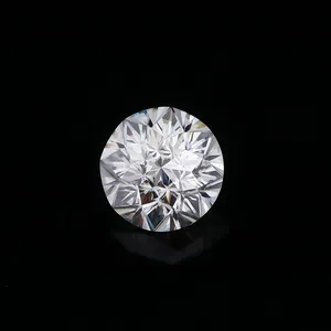 Piedras de moissanita de diamante redondo para joyería de Hip Hop, 7,5mm, corte elegante, 1,5 quilates