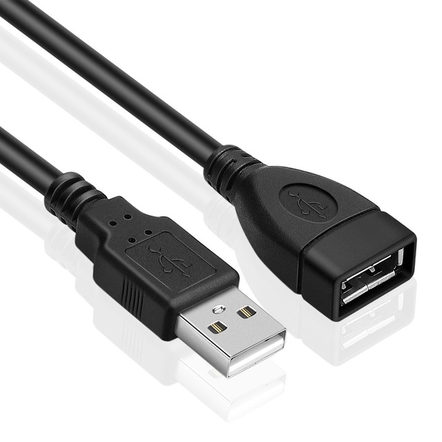 PVC USB Extension Cable USB Male to Female A/F 1.5M-10M USB2.0 for Mobile Phone Printer Car