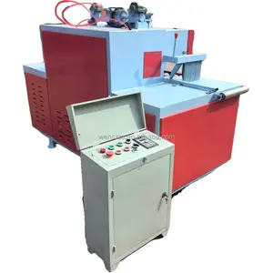 Upper and lower axis square wood multi-blade saw Press box type 8cm automatic feeding square wood multi-blade saw