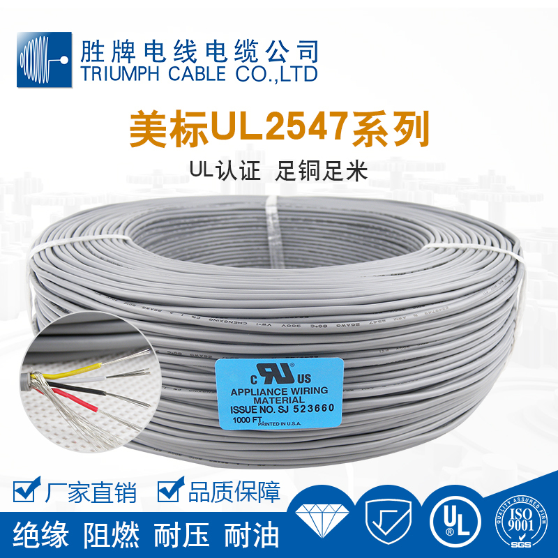 Cavo Schermato Multicore UL2547 Per Audio E Segnale 22 24 26 28awg In Rame