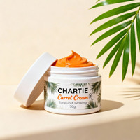 Crème Visage à la Carotte pour Blanchir, Apaiser, Unifier le Teint, Réduire l'Acné et les Taches Brunes, Tonifier la Peau, Marque Privée