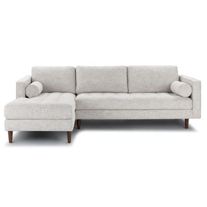 Factory Wholesale Modern L-Shape <strong>Corner</strong> Left Modular Sectional <strong>Sofa</strong> for Villa School Park Living Rooms - Product Image 2