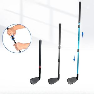 Clubs de <span class=keywords><strong>golf</strong></span> télescopiques ajustables portables pour droitiers avec manche, pour l'entraînement au chipping - Product Image 5