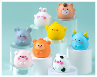 New12 signes du zodiaque chinois animal mini figurine résine chien singe coq chien cochon boeuf lapin serpent cheval chèvre Rat tigre dragon jouet