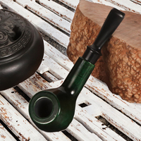 Pipe à fumer en bois de haute qualité, faite à la main, logo personnalisable, finition miroir, accessoire classique pour le tabac, prix bas, Aaliyan Impex